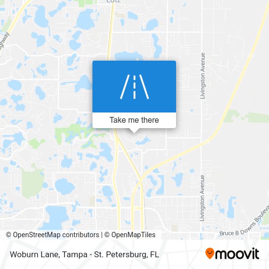 Woburn Lane map