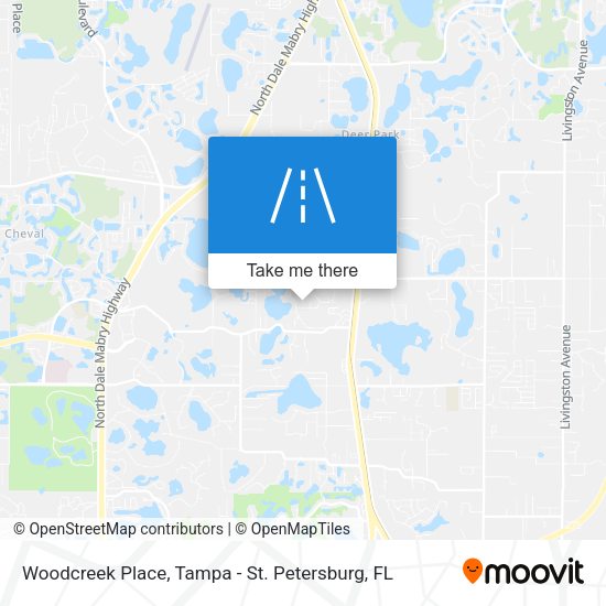 Woodcreek Place map