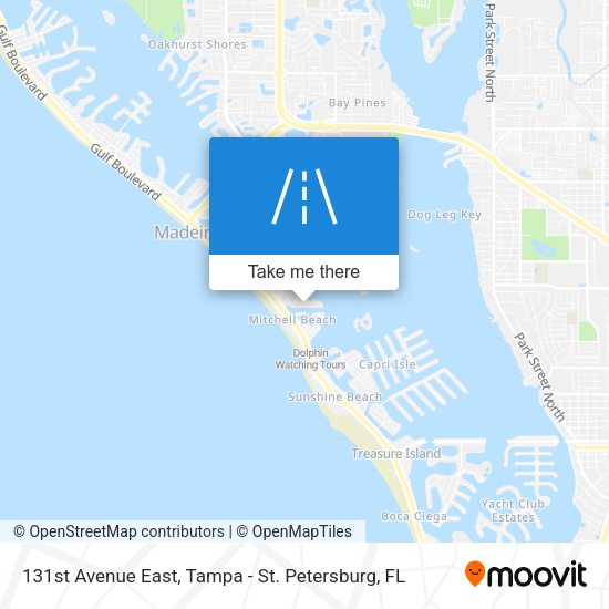 131st Avenue East map