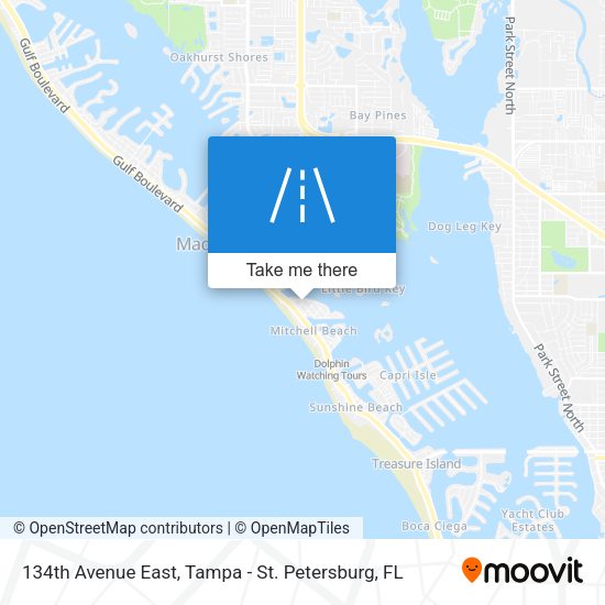 Mapa de 134th Avenue East