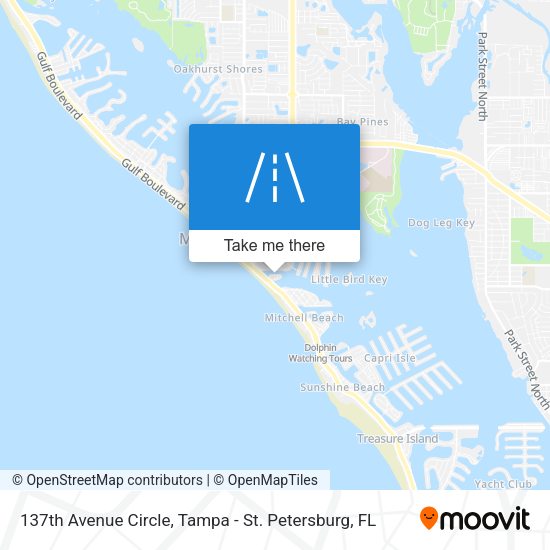 137th Avenue Circle map