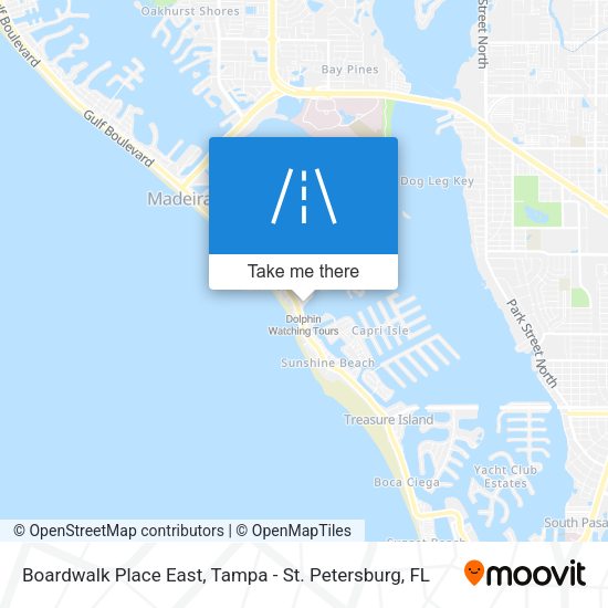 Boardwalk Place East map