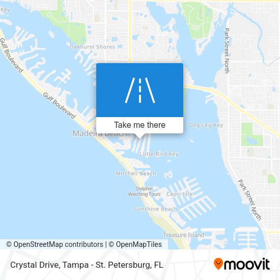 Crystal Drive map