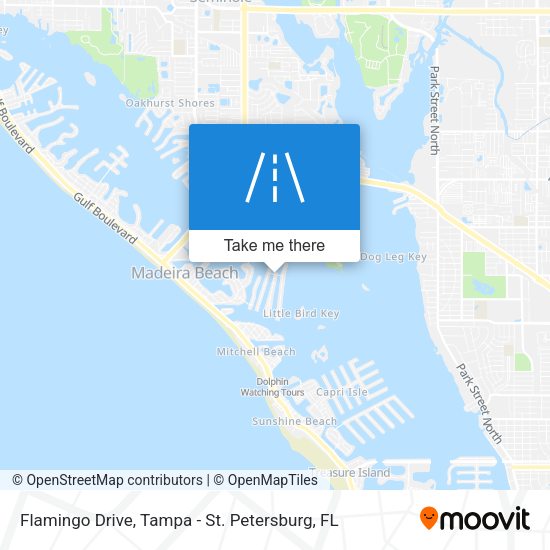 Mapa de Flamingo Drive