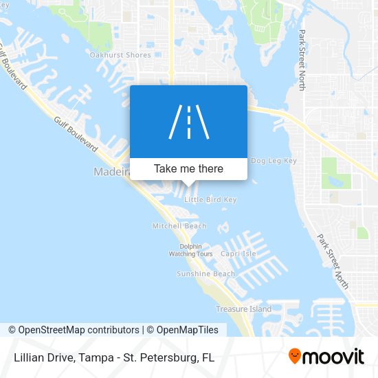 Lillian Drive map