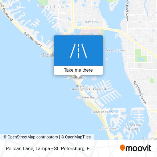 Pelican Lane map
