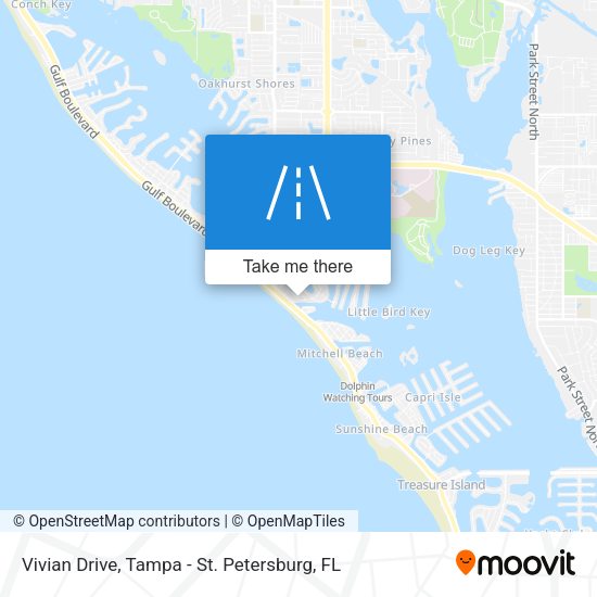 Vivian Drive map