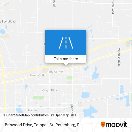 Mapa de Brinwood Drive