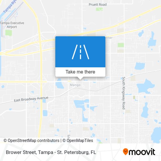 Brower Street map