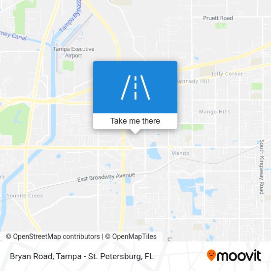 Bryan Road map