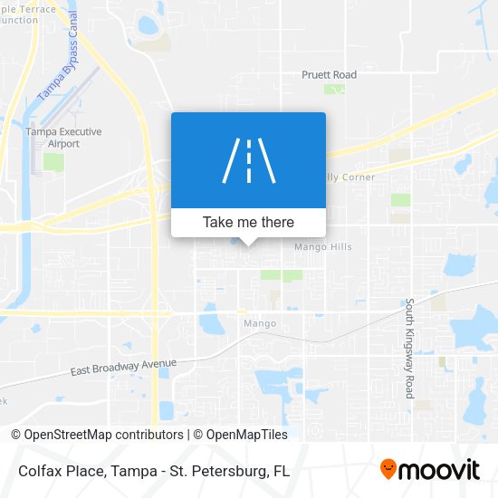 Colfax Place map