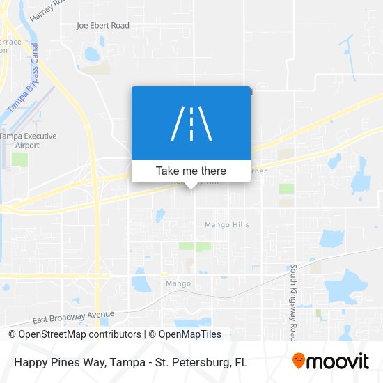 Mapa de Happy Pines Way