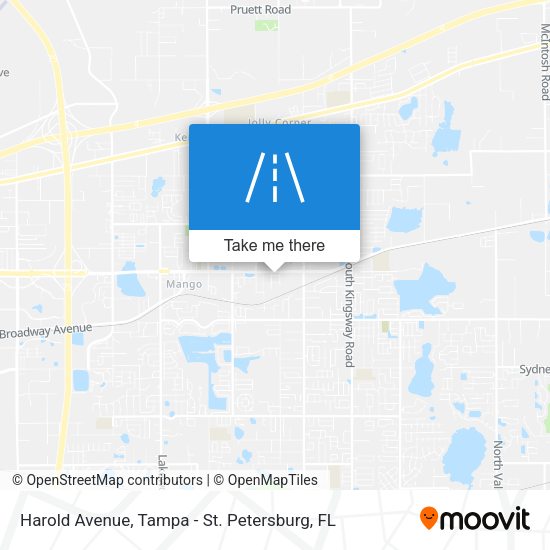 Harold Avenue map