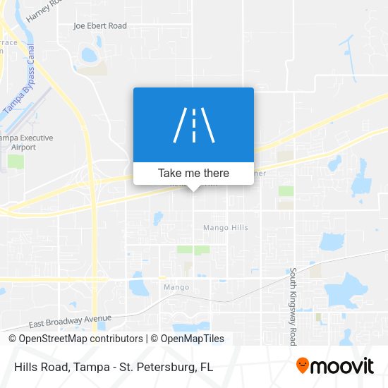 Mapa de Hills Road