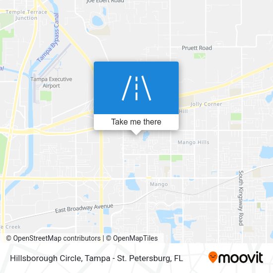 Hillsborough Circle map