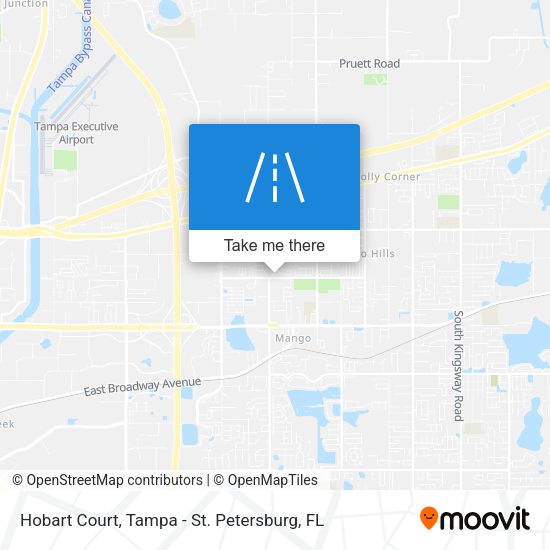 Mapa de Hobart Court