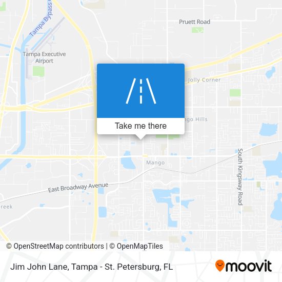 Jim John Lane map
