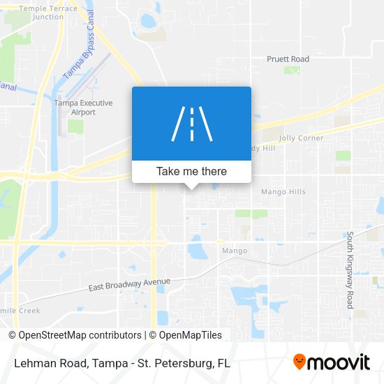 Mapa de Lehman Road