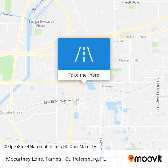 Mccartney Lane map