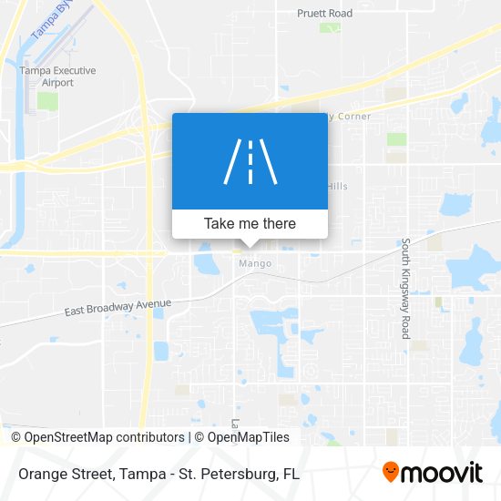 Orange Street map