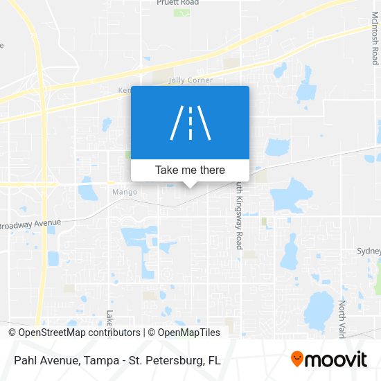 Pahl Avenue map