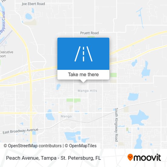 Peach Avenue map