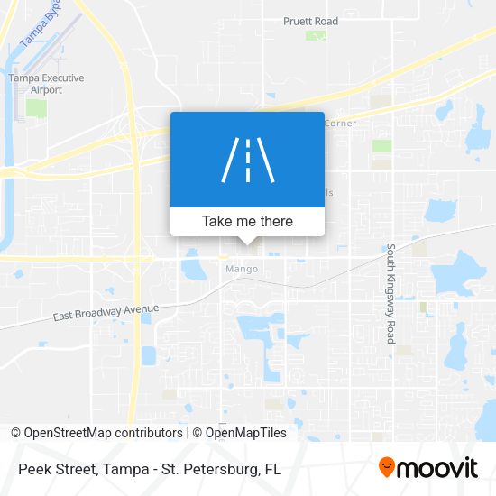 Mapa de Peek Street