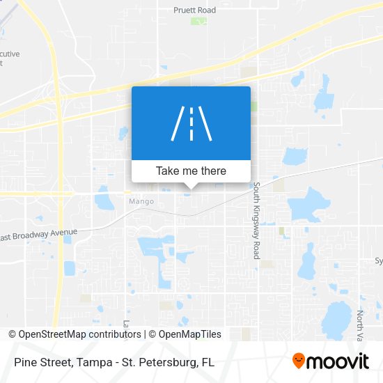 Mapa de Pine Street