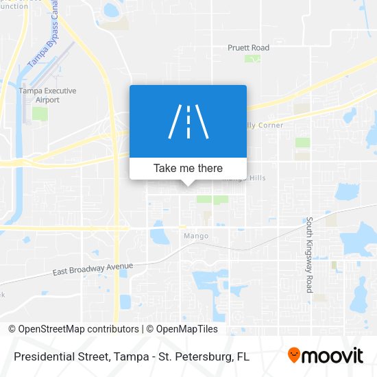 Mapa de Presidential Street
