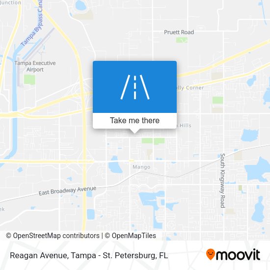 Reagan Avenue map