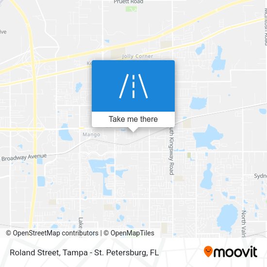 Roland Street map