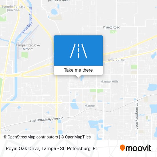 Royal Oak Drive map