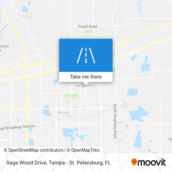 Sage Wood Drive map