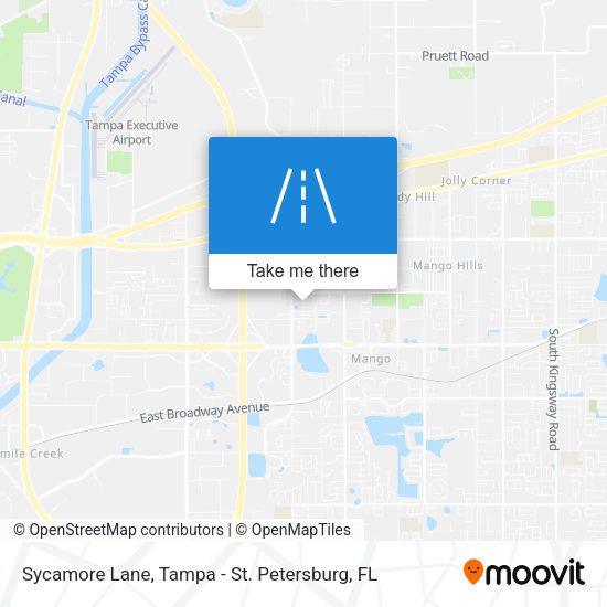 Sycamore Lane map
