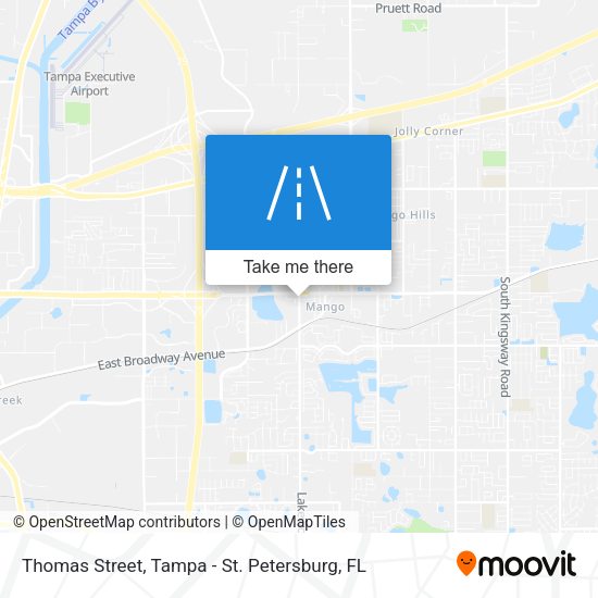 Mapa de Thomas Street