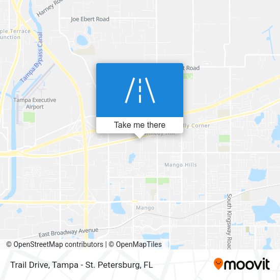 Trail Drive map