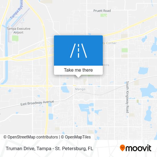 Truman Drive map