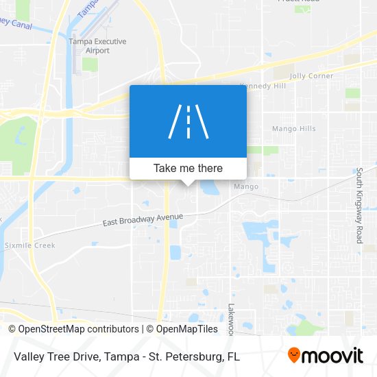 Valley Tree Drive map