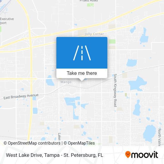 West Lake Drive map