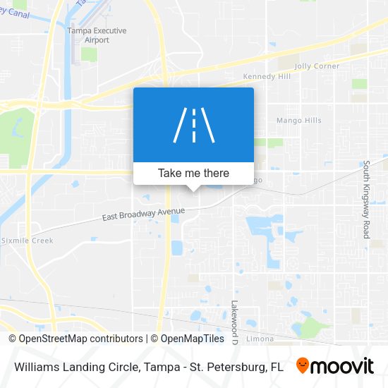 Mapa de Williams Landing Circle