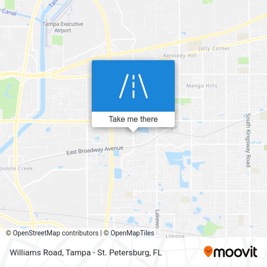 Mapa de Williams Road