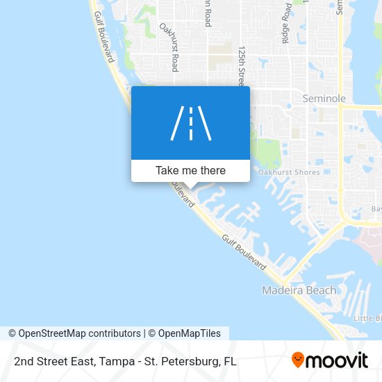 Mapa de 2nd Street East