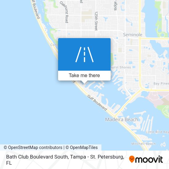 Mapa de Bath Club Boulevard South