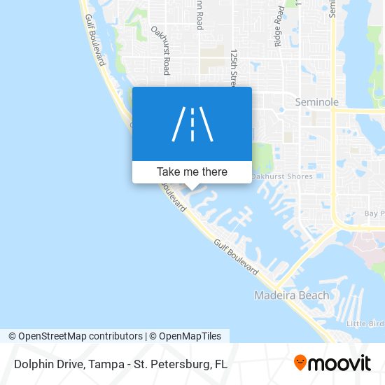 Dolphin Drive map