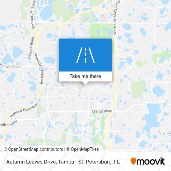 Mapa de Autumn Leaves Drive
