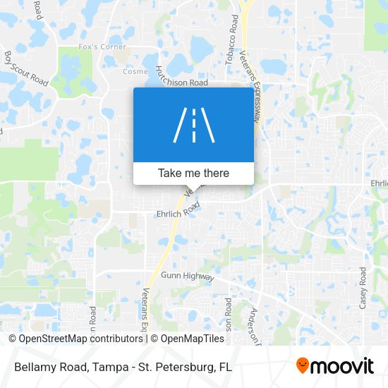 Bellamy Road map