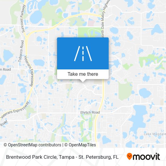 Mapa de Brentwood Park Circle