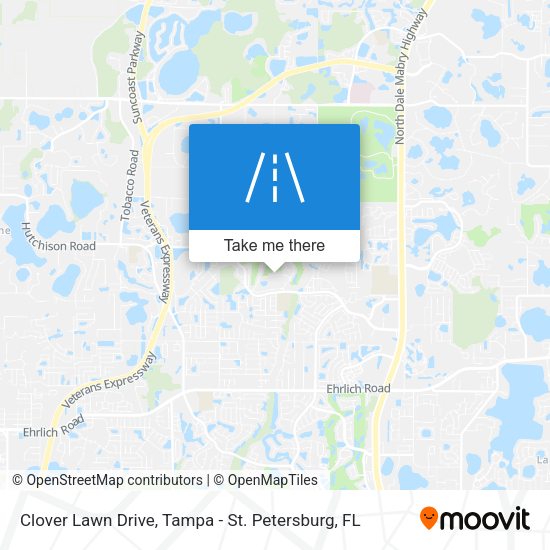 Clover Lawn Drive map