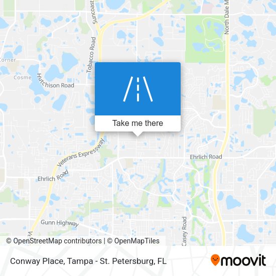 Conway Place map