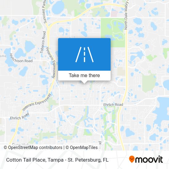 Mapa de Cotton Tail Place